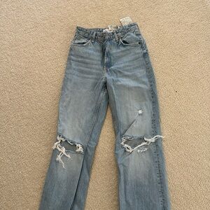 Zara size 4 wide leg jeans